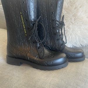 Christian Dior combat boots